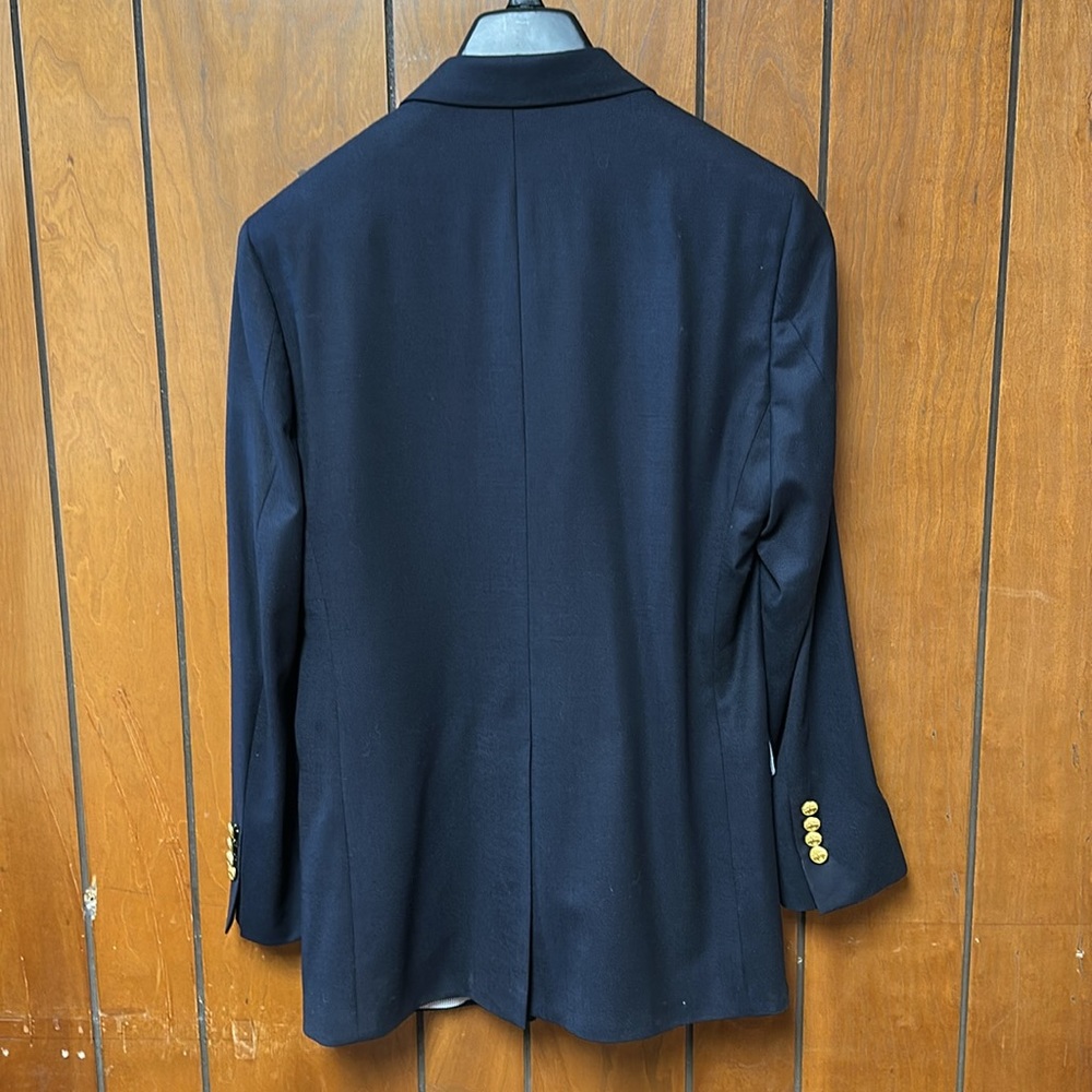 LIKE NEW Brooks Brothers Men's Navy Blazer - Fitzgerald Fit - Picture 3 of 3
